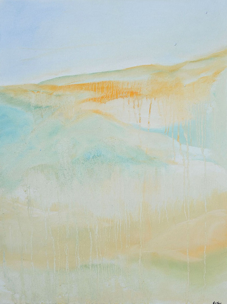 Aura Terrain — oil on canvas by Esther Epstein
