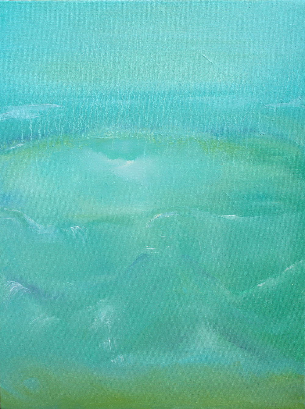 Emanating Light — oil on canvas by Esther Epstein