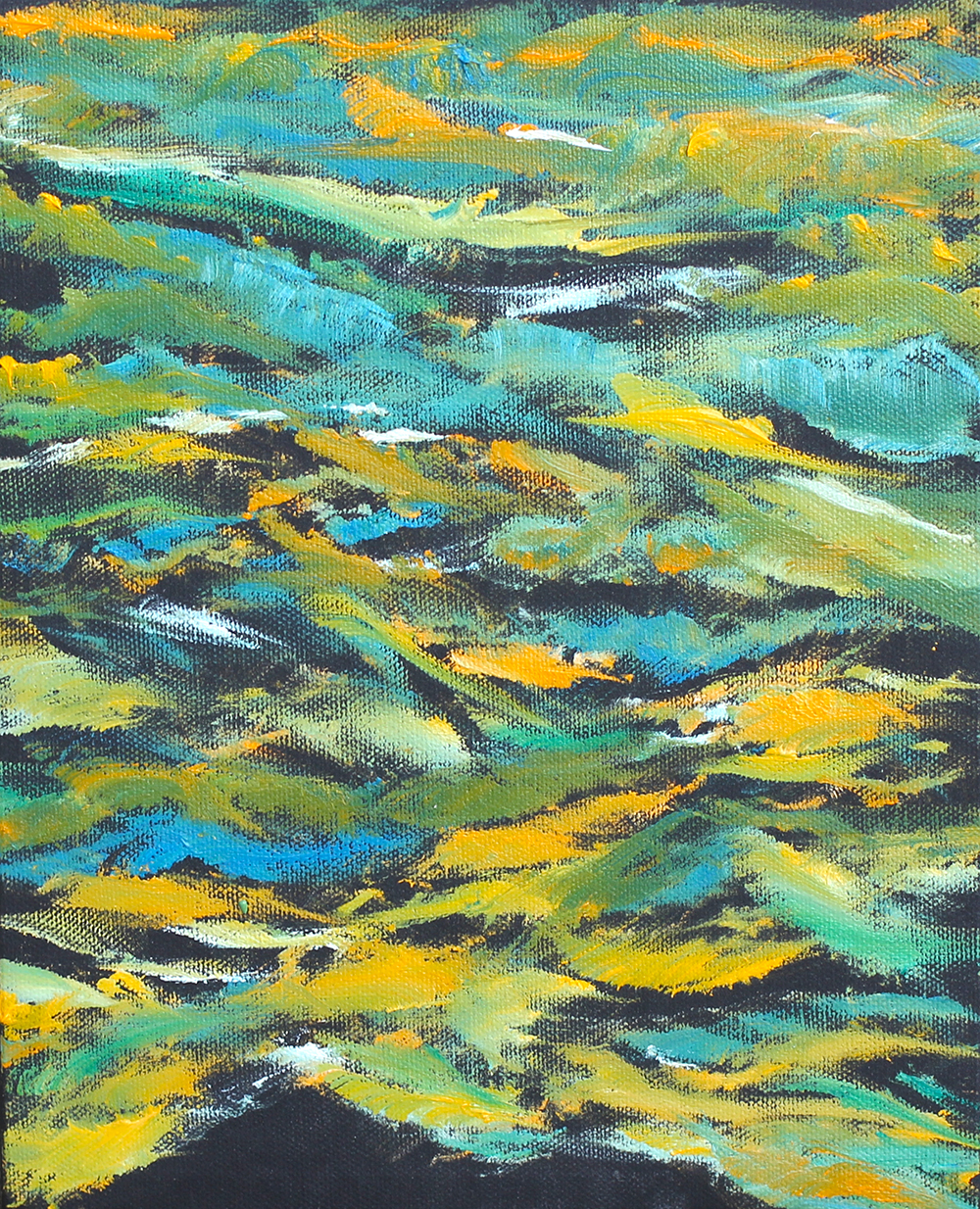 Wistful Gaze — oil on canvas by Esther Epstein