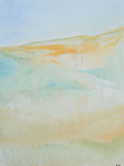 Aura Terrain — oil on canvas by Esther Epstein