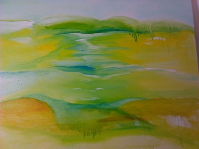 Captivating Light — oil on canvas by Esther Epstein
