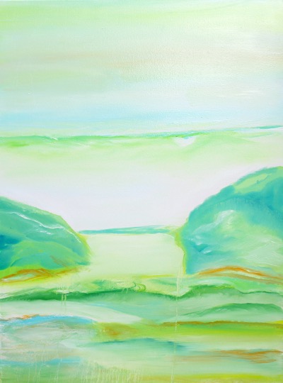 Hidden Cove — oil on canvas by Esther Epstein