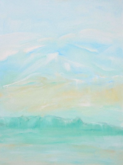 Reflective Peace — oil on canvas by Esther Epstein