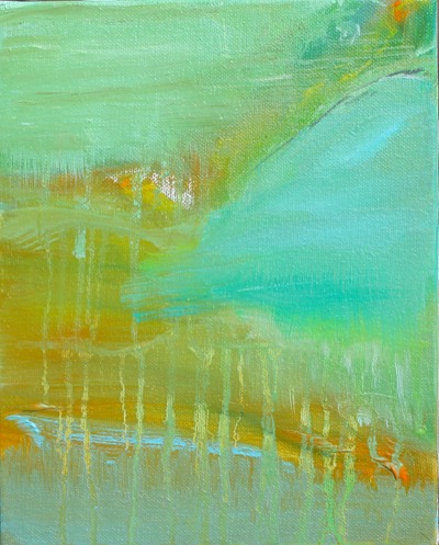 Weeping Spring — oil on canvas by Esther Epstein